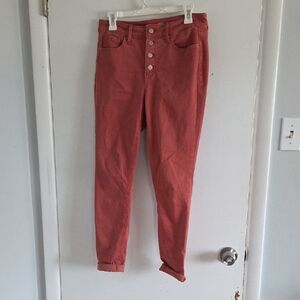 Women's Coral Button-Fly Jeans | Old Navy